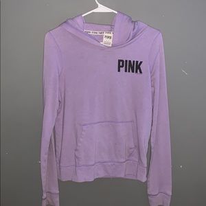 vs pink purple hooded sweater